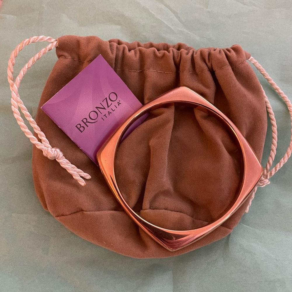Last Chance! Bronzo Italia Rose Gold Bangle